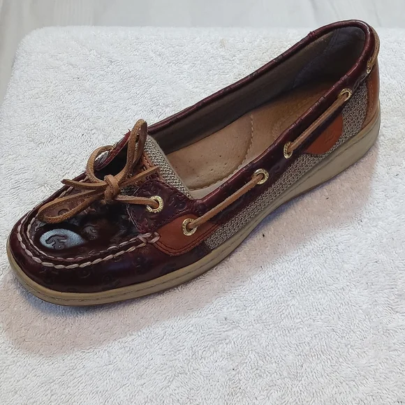 Sperry | Shoes | Sperry Topsider Angelfish Boat Shoes Womens 7 M Embossed Anchor Print Loafers | Poshmark Sperry | Shoes | Sperry Topsider Angelfish Boat Shoes Womens 7 M Embossed Anchor Print Loafers | Poshmark